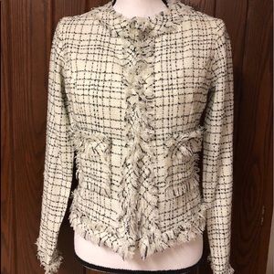 DOKI GEKI-BLACK & WHITE PATTERNED JACKET🖤NWOT✨